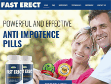Tablet Screenshot of fasterect.com